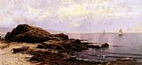 Alfred Thompson Bricher Famous Paintings - Low Tide Bailey's Island Maine